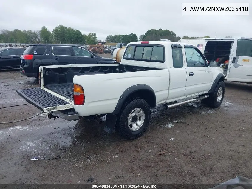 4TAWM72NXWZ035418 1998 Toyota Tacoma