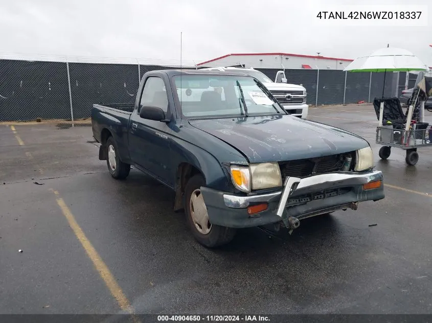 1998 Toyota Tacoma VIN: 4TANL42N6WZ018337 Lot: 40904650