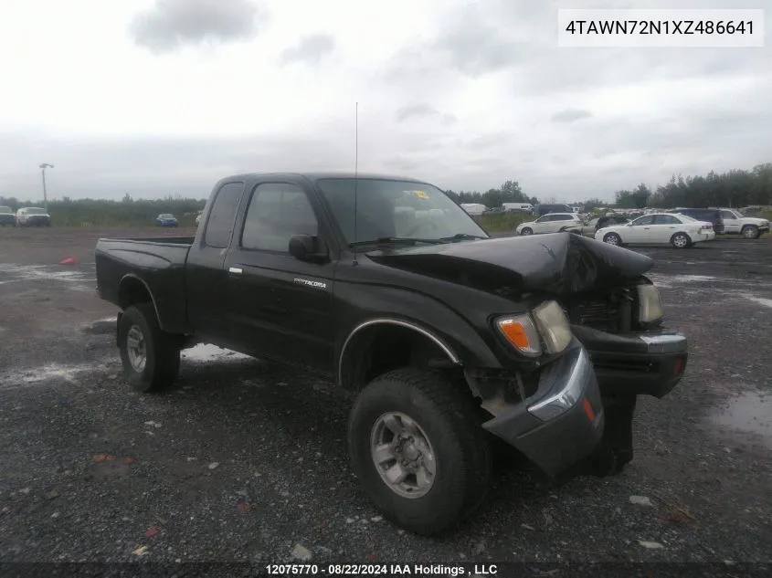 1999 Toyota Tacoma Xtracab VIN: 4TAWN72N1XZ486641 Lot: 12075770