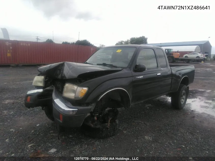 1999 Toyota Tacoma Xtracab VIN: 4TAWN72N1XZ486641 Lot: 12075770