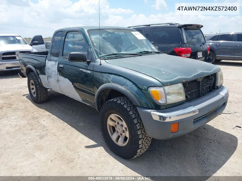 1999 Toyota Tacoma VIN: 4TAWN72N4XZ572400 Lot: 40033519