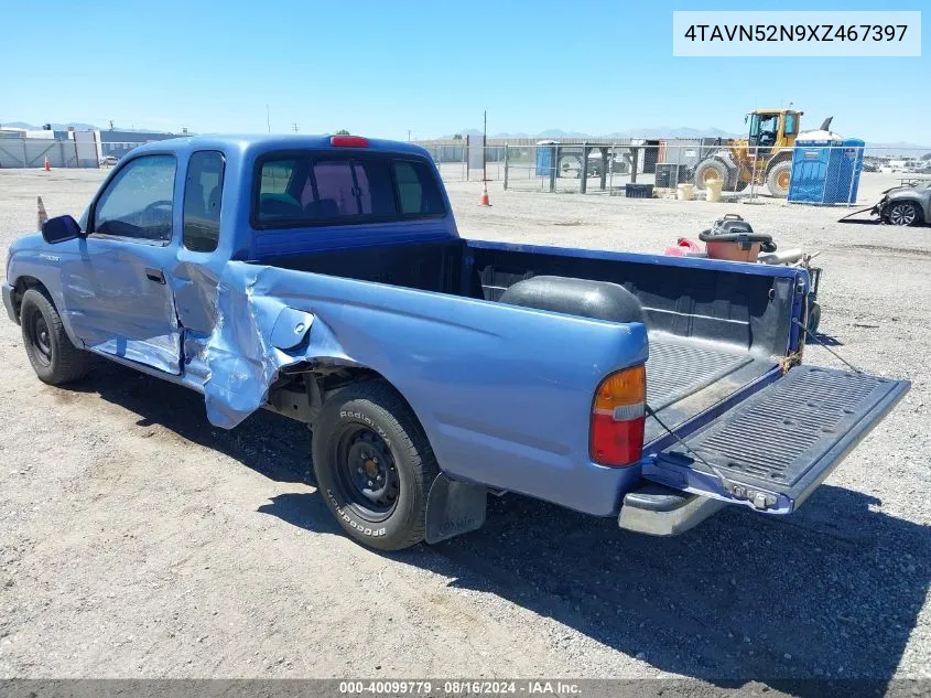 1999 Toyota Tacoma Base V6 VIN: 4TAVN52N9XZ467397 Lot: 40099779