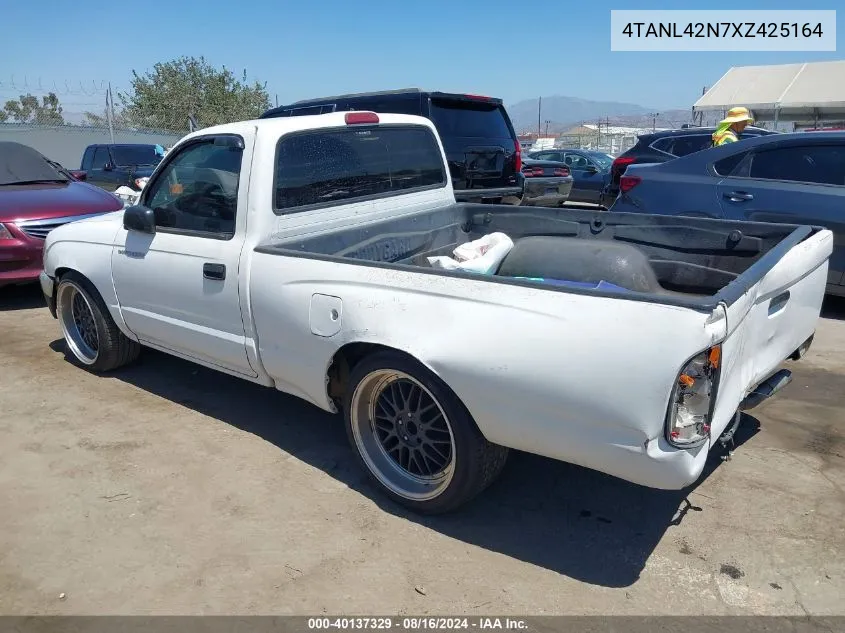 1999 Toyota Tacoma VIN: 4TANL42N7XZ425164 Lot: 40137329