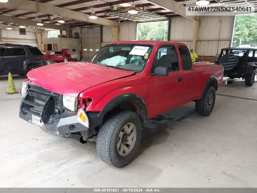 1999 Toyota Tacoma VIN: 4TAWM72N5XZ540641 Lot: 40151621