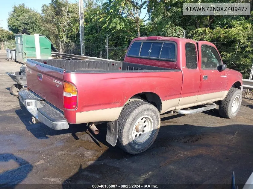 1999 Toyota Tacoma VIN: 4TAWN72N3XZ409477 Lot: 40185007