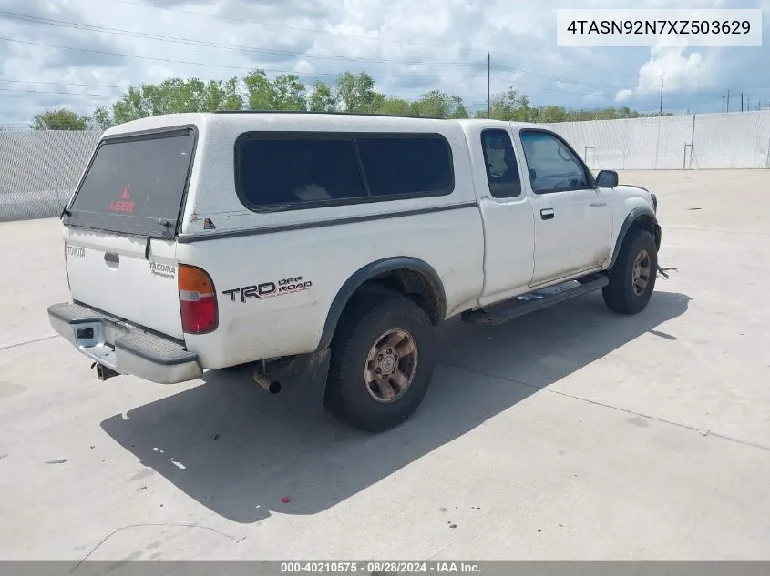 1999 Toyota Tacoma Prerunner V6 VIN: 4TASN92N7XZ503629 Lot: 40210575