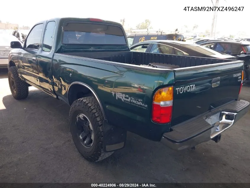 1999 Toyota Tacoma Prerunner VIN: 4TASM92N7XZ496247 Lot: 40224906