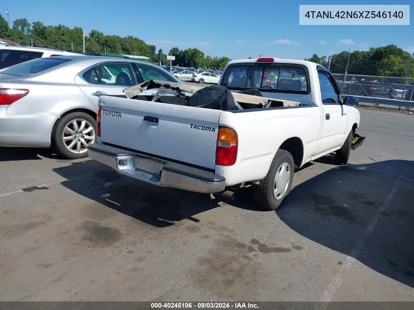 1999 Toyota Tacoma VIN: 4TANL42N6XZ546140 Lot: 40245106