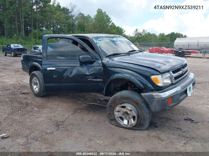 1999 Toyota Tacoma Prerunner V6 VIN: 4TASN92N9XZ539211 Lot: 40345932