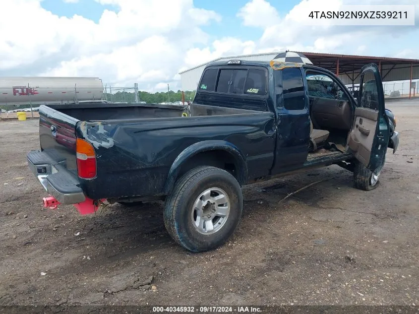 1999 Toyota Tacoma Prerunner V6 VIN: 4TASN92N9XZ539211 Lot: 40345932