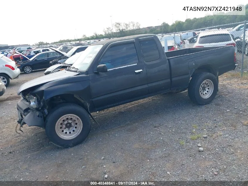 1999 Toyota Tacoma Prerunner V6 VIN: 4TASN92N7XZ421948 Lot: 40348841