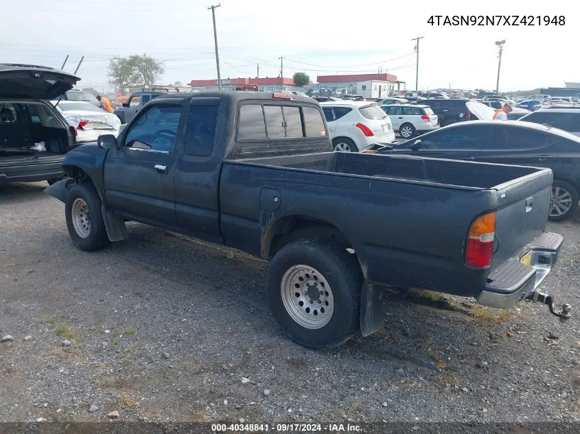 4TASN92N7XZ421948 1999 Toyota Tacoma Prerunner V6