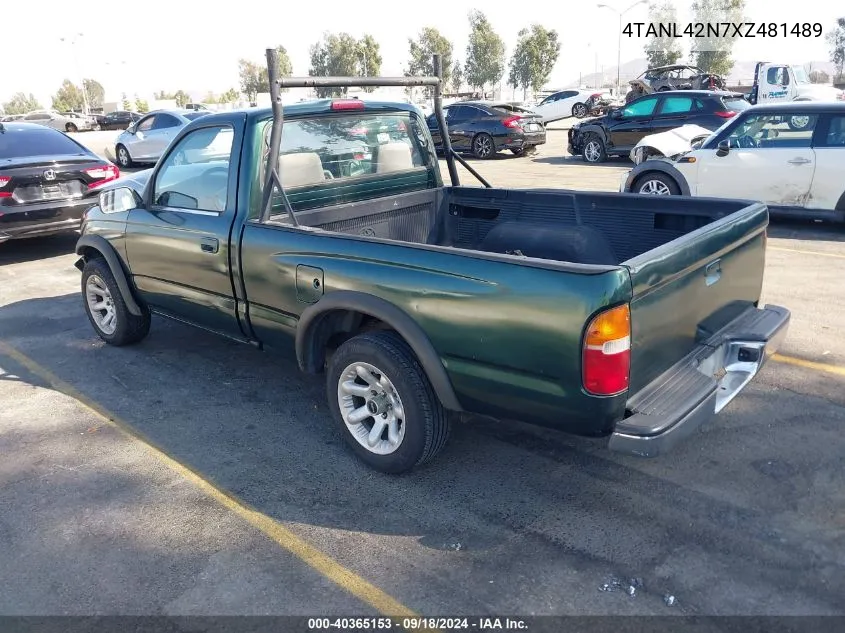 1999 Toyota Tacoma VIN: 4TANL42N7XZ481489 Lot: 40365153