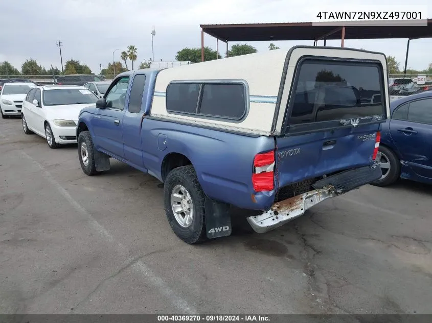 1999 Toyota Tacoma VIN: 4TAWN72N9XZ497001 Lot: 40369270