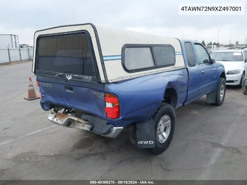 1999 Toyota Tacoma VIN: 4TAWN72N9XZ497001 Lot: 40369270