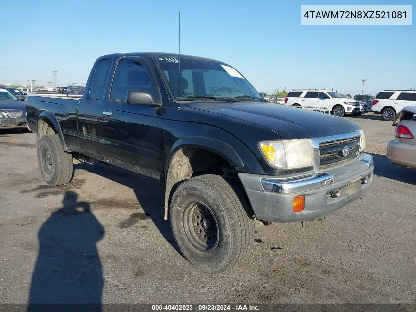 1999 Toyota Tacoma Xtracab VIN: 4TAWM72N8XZ521081 Lot: 40402023