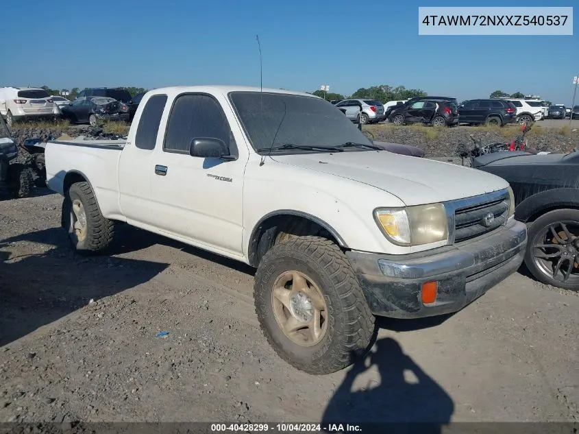 1999 Toyota Tacoma VIN: 4TAWM72NXXZ540537 Lot: 40428299