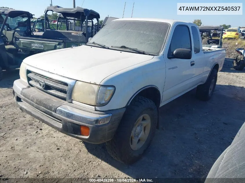 1999 Toyota Tacoma VIN: 4TAWM72NXXZ540537 Lot: 40428299