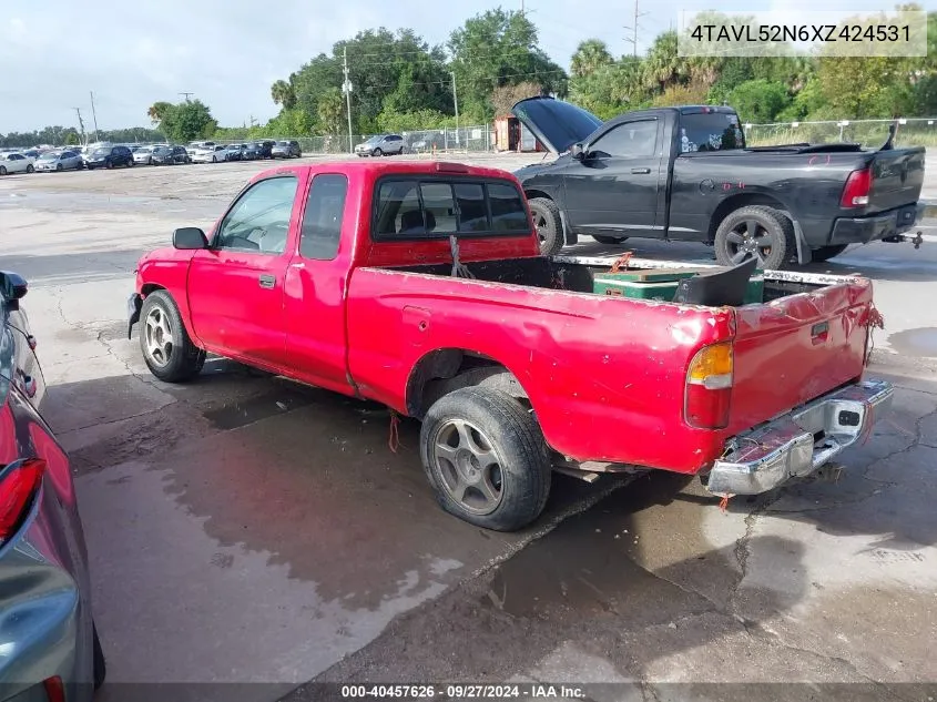 1999 Toyota Tacoma VIN: 4TAVL52N6XZ424531 Lot: 40457626