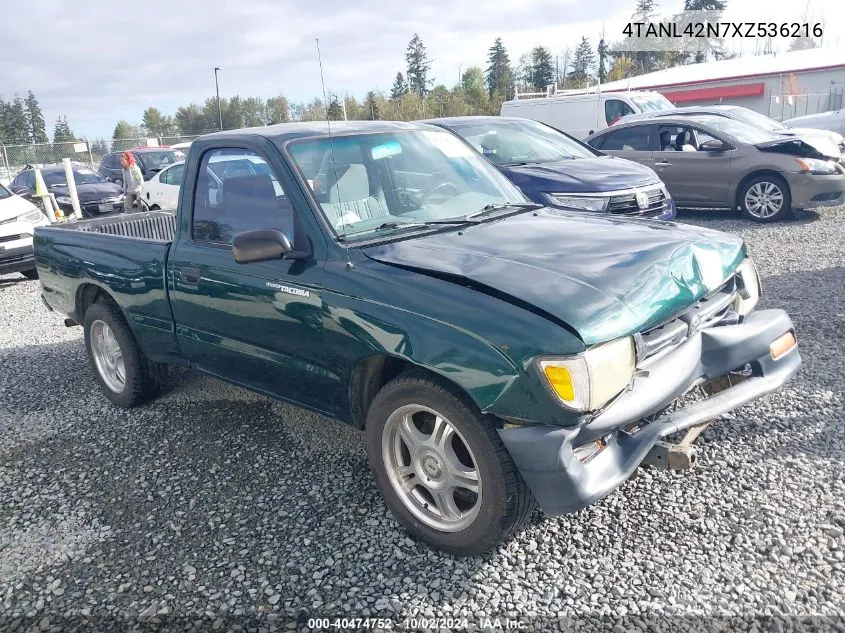 1999 Toyota Tacoma VIN: 4TANL42N7XZ536216 Lot: 40474752