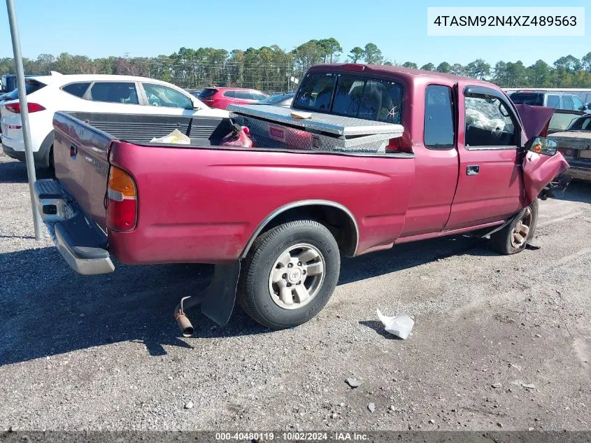 1999 Toyota Tacoma Prerunner VIN: 4TASM92N4XZ489563 Lot: 40480119