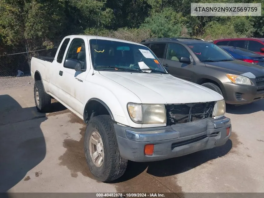 1999 Toyota Tacoma Prerunner V6 VIN: 4TASN92N9XZ569759 Lot: 40482878