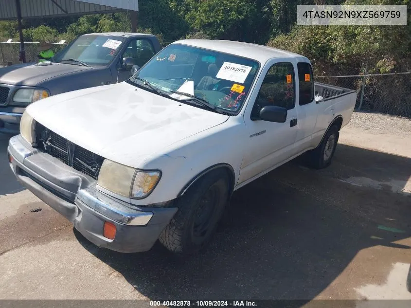 1999 Toyota Tacoma Prerunner V6 VIN: 4TASN92N9XZ569759 Lot: 40482878