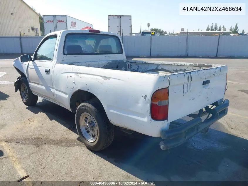 1999 Toyota Tacoma VIN: 4TANL42N2XZ468634 Lot: 40496806