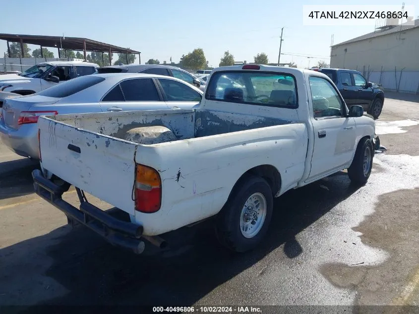 1999 Toyota Tacoma VIN: 4TANL42N2XZ468634 Lot: 40496806