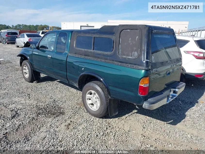 1999 Toyota Tacoma Prerunner V6 VIN: 4TASN92N5XZ471781 Lot: 40508219