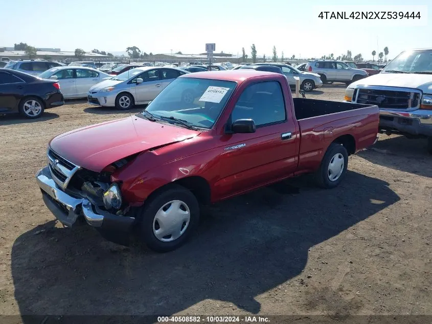 1999 Toyota Tacoma VIN: 4TANL42N2XZ539444 Lot: 40508582