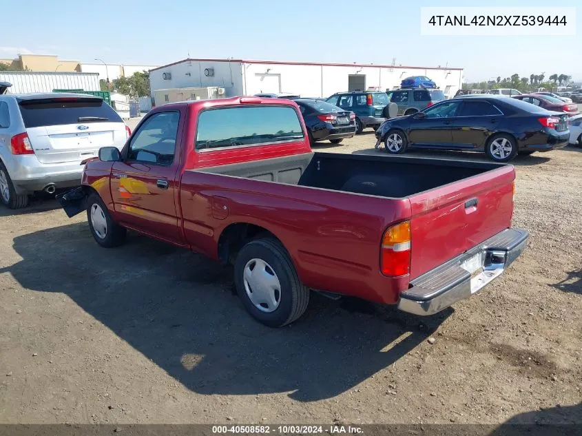 1999 Toyota Tacoma VIN: 4TANL42N2XZ539444 Lot: 40508582