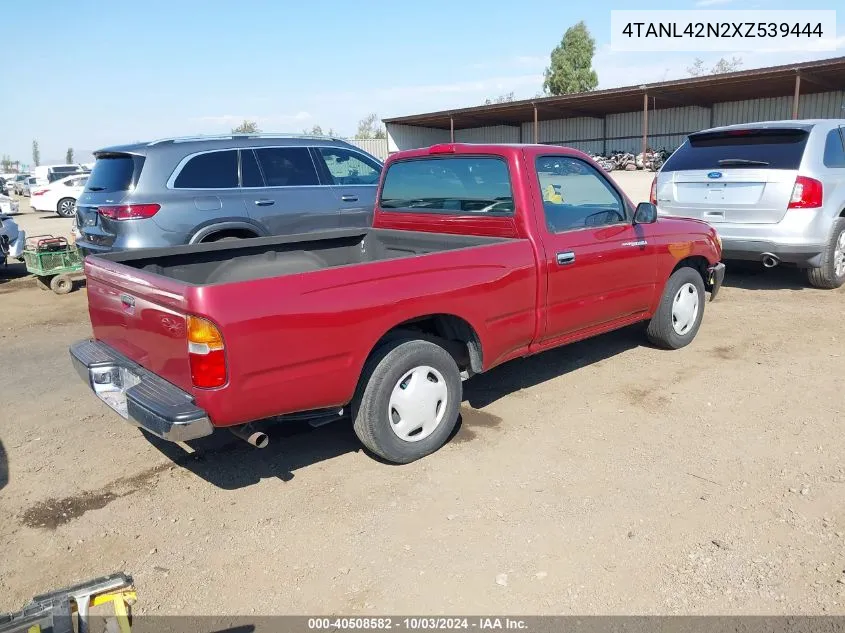 1999 Toyota Tacoma VIN: 4TANL42N2XZ539444 Lot: 40508582