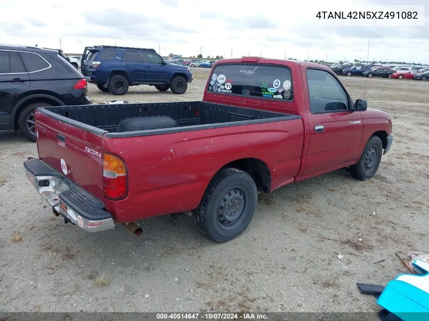 1999 Toyota Tacoma VIN: 4TANL42N5XZ491082 Lot: 40514647