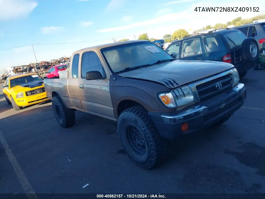 1999 Toyota Tacoma Xtracab VIN: 4TAWN72N8XZ409152 Lot: 40562157