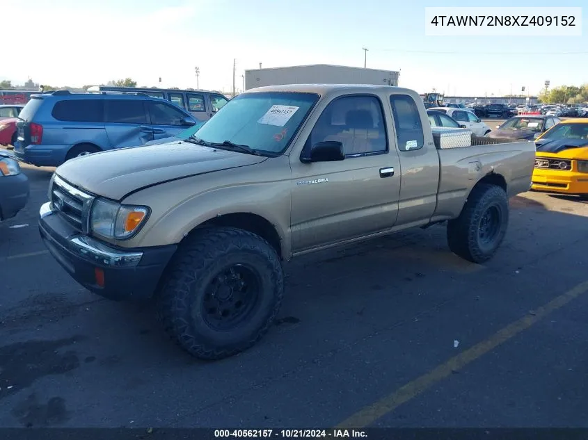 1999 Toyota Tacoma Xtracab VIN: 4TAWN72N8XZ409152 Lot: 40562157