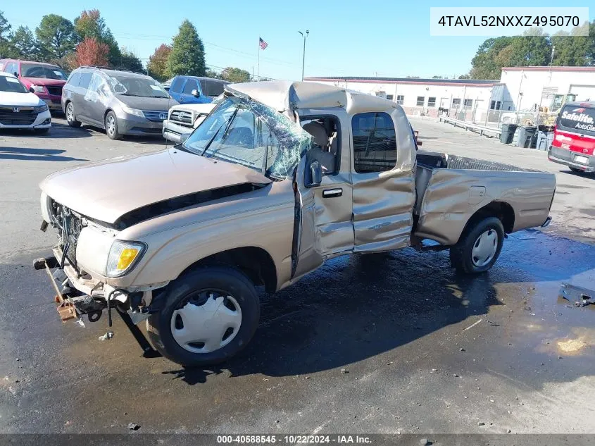 1999 Toyota Tacoma VIN: 4TAVL52NXXZ495070 Lot: 40588545