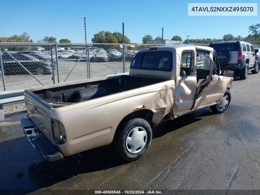 1999 Toyota Tacoma VIN: 4TAVL52NXXZ495070 Lot: 40588545