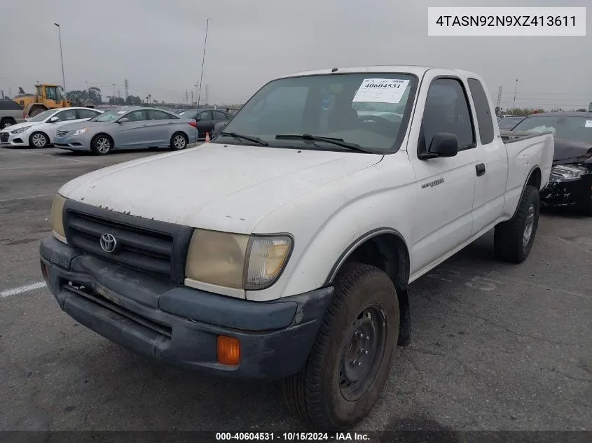 1999 Toyota Tacoma Prerunner V6 VIN: 4TASN92N9XZ413611 Lot: 40604531