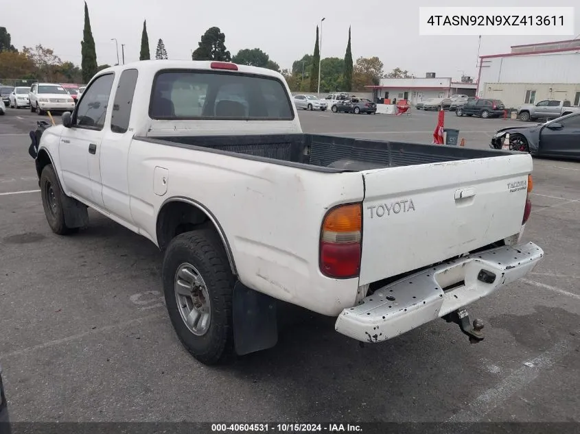 1999 Toyota Tacoma Prerunner V6 VIN: 4TASN92N9XZ413611 Lot: 40604531