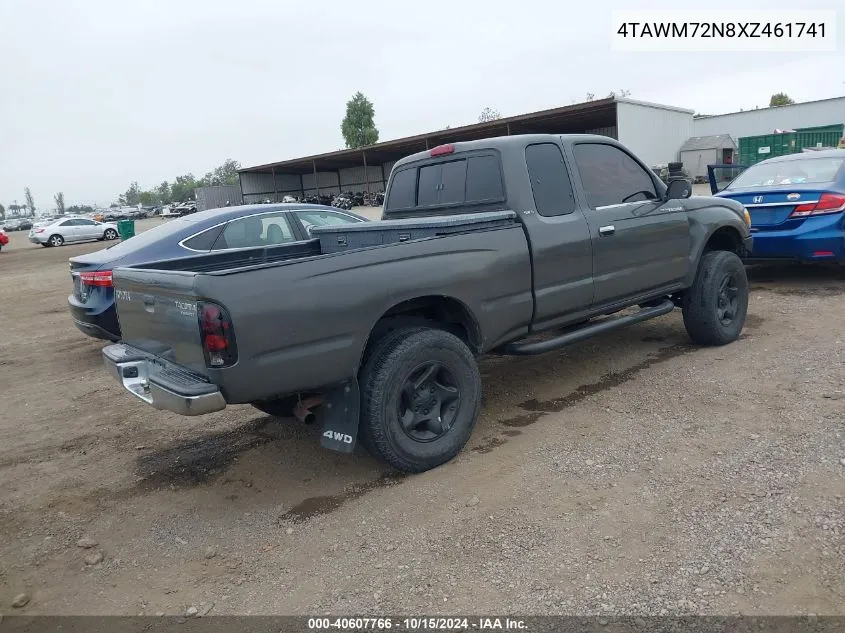 1999 Toyota Tacoma VIN: 4TAWM72N8XZ461741 Lot: 40607766