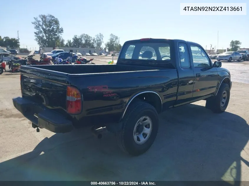 1999 Toyota Tacoma Prerunner V6 VIN: 4TASN92N2XZ413661 Lot: 40663756