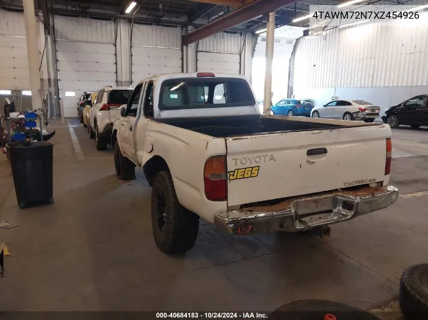 1999 Toyota Tacoma Xtracab VIN: 4TAWM72N7XZ454926 Lot: 40684183