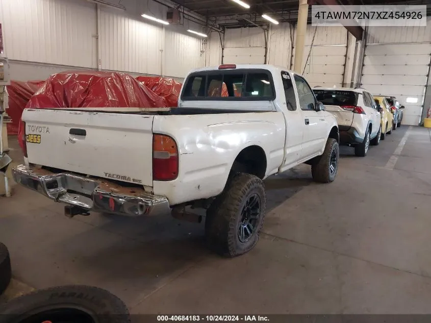 1999 Toyota Tacoma Xtracab VIN: 4TAWM72N7XZ454926 Lot: 40684183