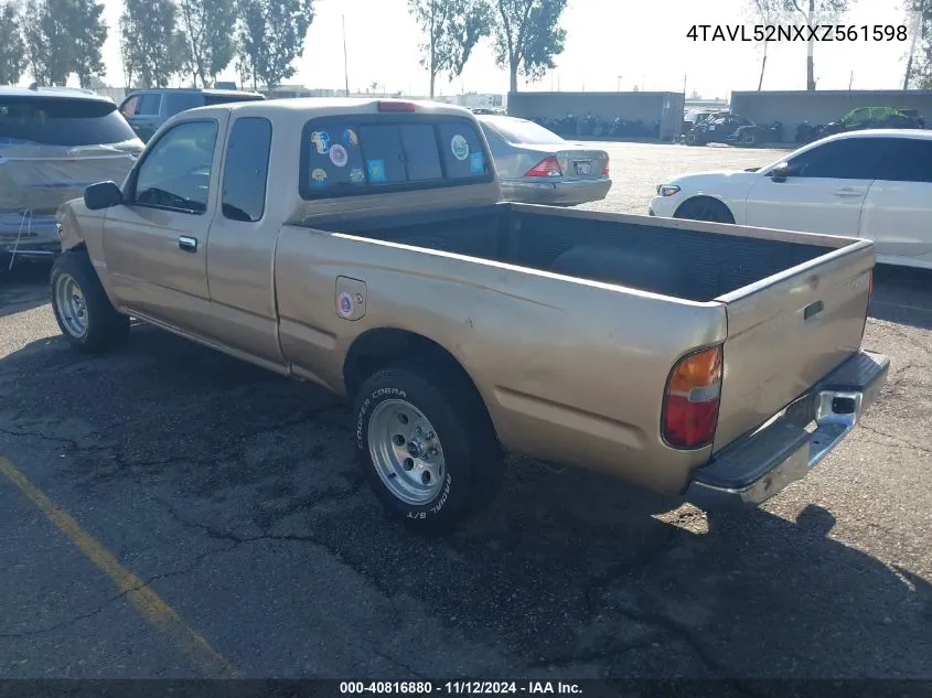 1999 Toyota Tacoma VIN: 4TAVL52NXXZ561598 Lot: 40816880