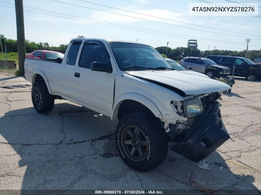 2000 Toyota Tacoma Prerunner V6 VIN: 4TASN92NXYZ578276 Lot: 39988270