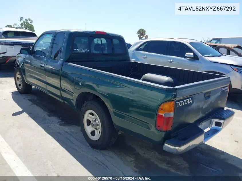 2000 Toyota Tacoma VIN: 4TAVL52NXYZ667292 Lot: 40126570