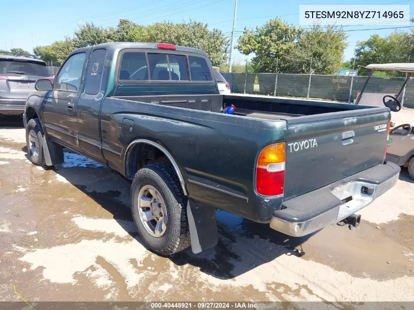 5TESM92N8YZ714965 2000 Toyota Tacoma Prerunner