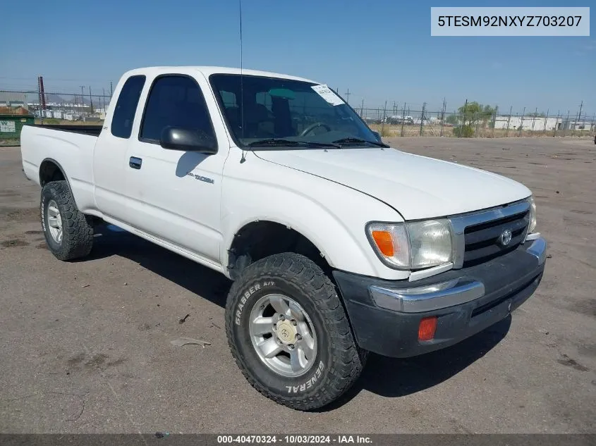 2000 Toyota Tacoma Prerunner VIN: 5TESM92NXYZ703207 Lot: 40470324