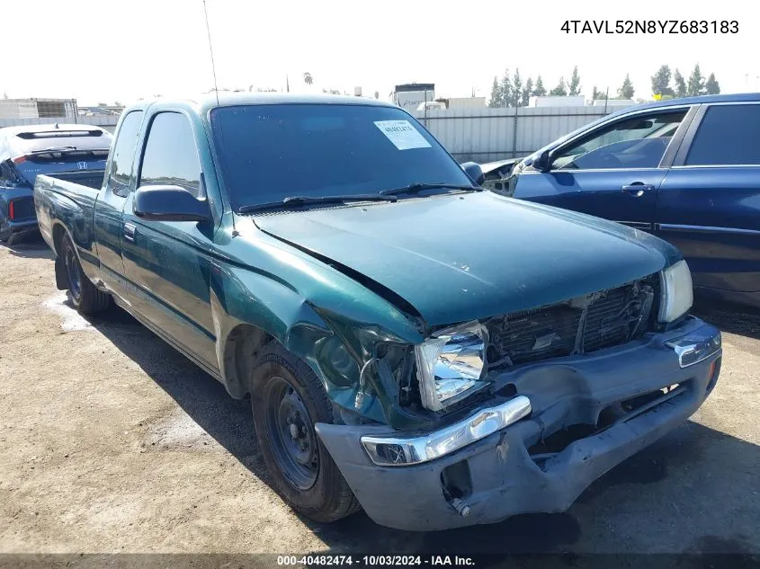 2000 Toyota Tacoma VIN: 4TAVL52N8YZ683183 Lot: 40482474